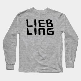 Liebling, German word, for your favourite person Long Sleeve T-Shirt